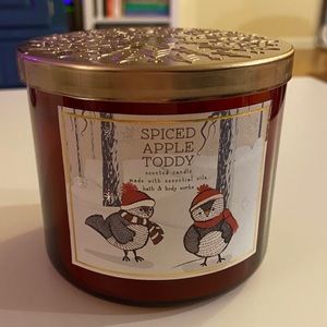 bath & body works spiced apple toddy candle